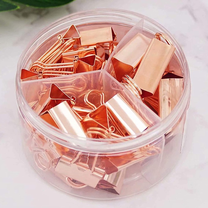 Set asortat de cleme pentru legat, cleme pentru hartie cu brate, rechizite de birou pentru gestionarea eficienta a documentelor, usor de deschis si de indepartat de pe hartie