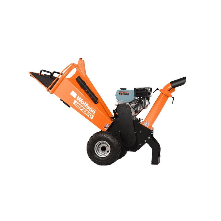 Tocator de crengi orizontal pe benzina Wolfson, 8CP, 4 timpi, diametru maxim de taiere 100mm