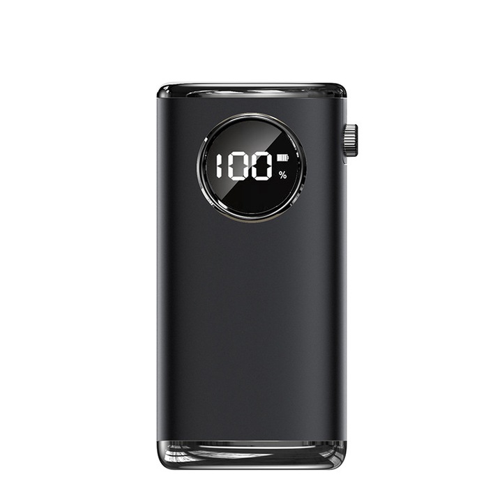 Incalzitor de maini, Power Bank 10000mAh, incarcare Type-C, afisaj LCD, 5 niveluri de incalzire, negru, set, OEMG