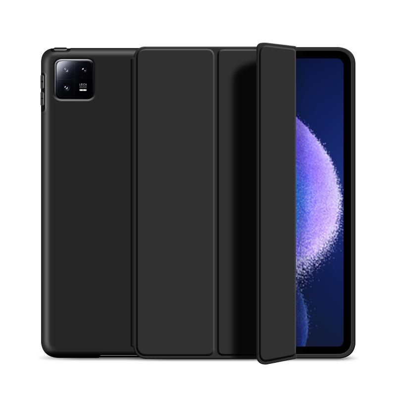 Husa Ultra Slim pentru Xiaomi Pad 6S Pro 12.4'' - Silicon TPU, Smart Cover - Negru