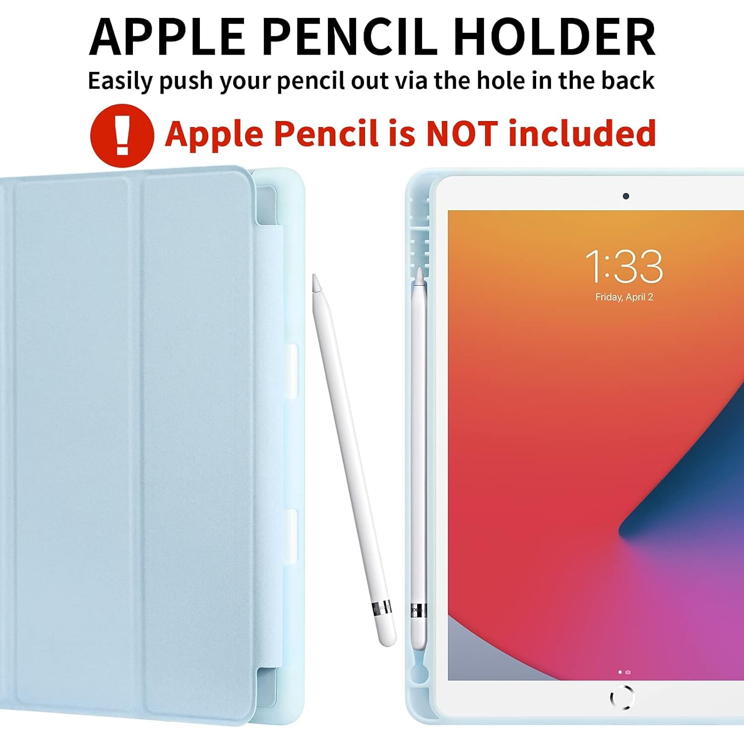 Husa premium pentru tableta Samsung Galaxy Tab A7 10.4 inch (2022/2020) T500 /T505, Sigloo, interior de piele sintetica, cu suport Smart Pen, spatele din policarbonat, Bleu