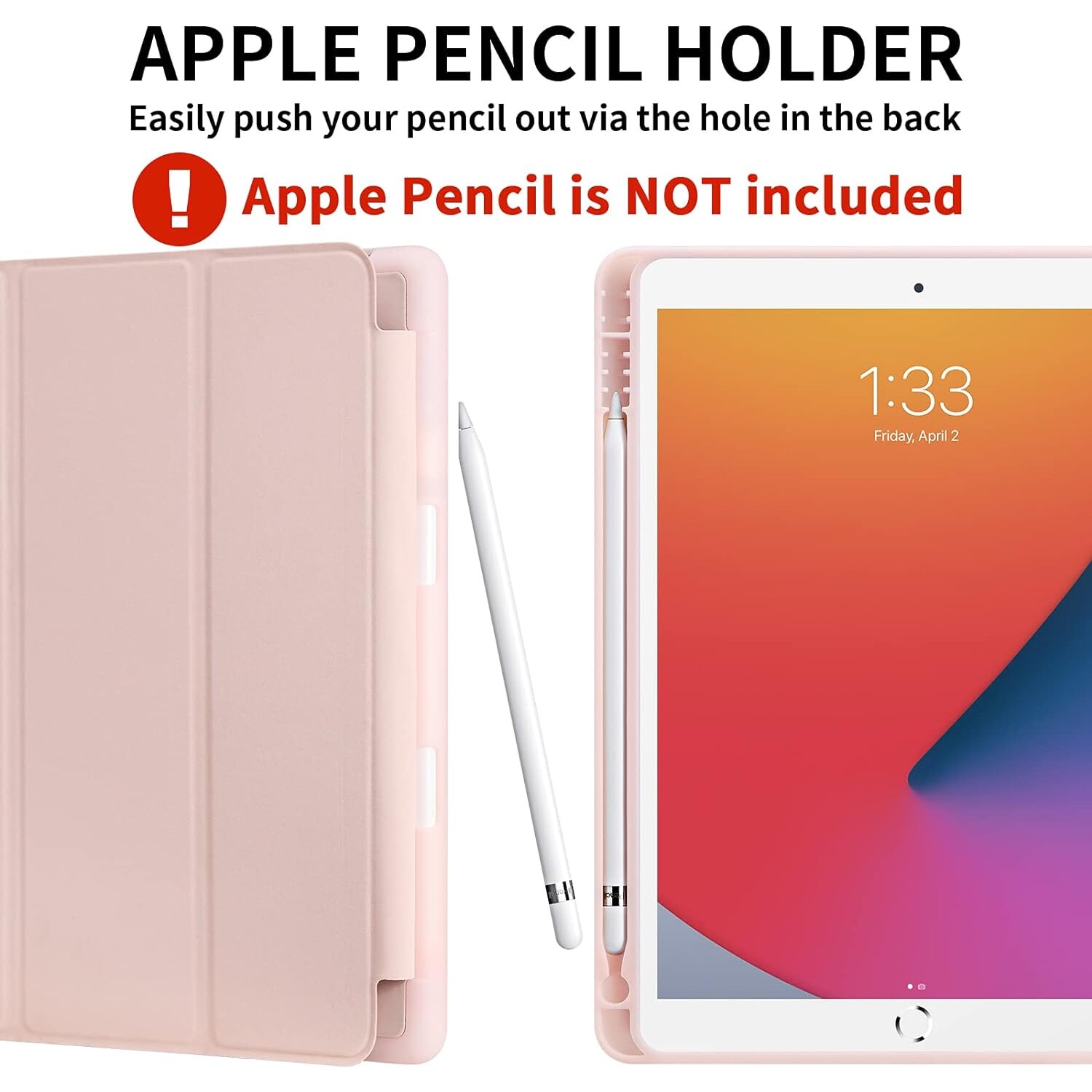 Husa premium pentru tableta Samsung Galaxy Tab A7 10.4 inch (2022/2020) T500 /T505, Sigloo, interior de piele sintetica, cu suport Smart Pen, spatele din policarbonat, Pink