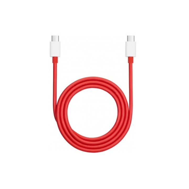 Cable Warp Charge TypeC 65W, Prestige Charge, OnePlushoz, USB-C – USB-C, PREMIUM, C típusú, 1 m, piros
