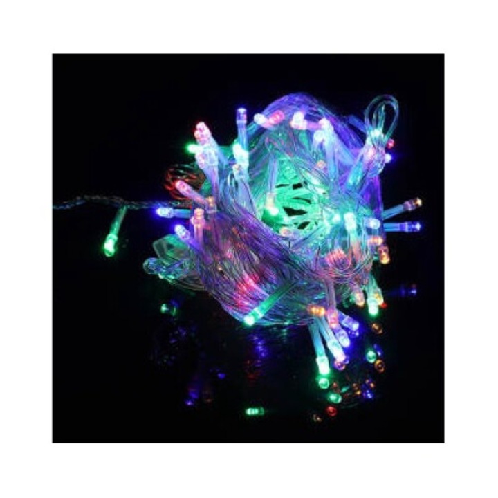 Инсталация за елха със 100 LED диода, дължина 10м, многоцветен KIRAY