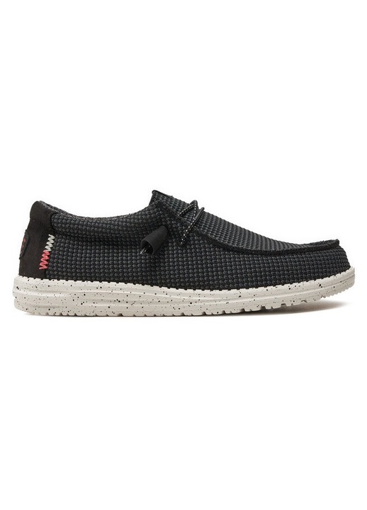 Tenisi barbati, 72117, HEY DUDE, Textil, Negru, 41 EU