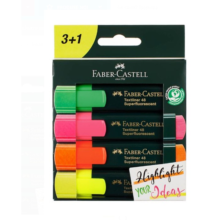 Маркер FABER-CASTELL - 4 бр