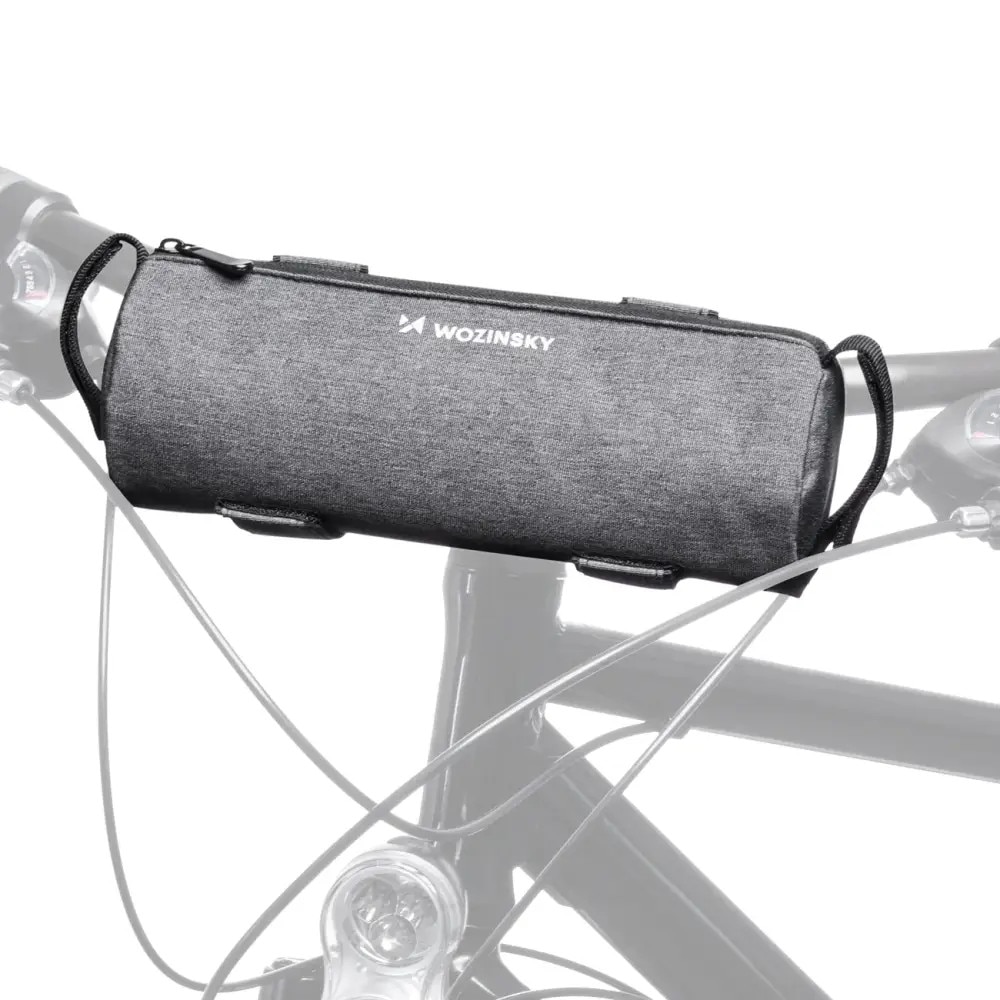 Geanta de bicicleta izolata termic 0,7 L, gri, plastic poliester