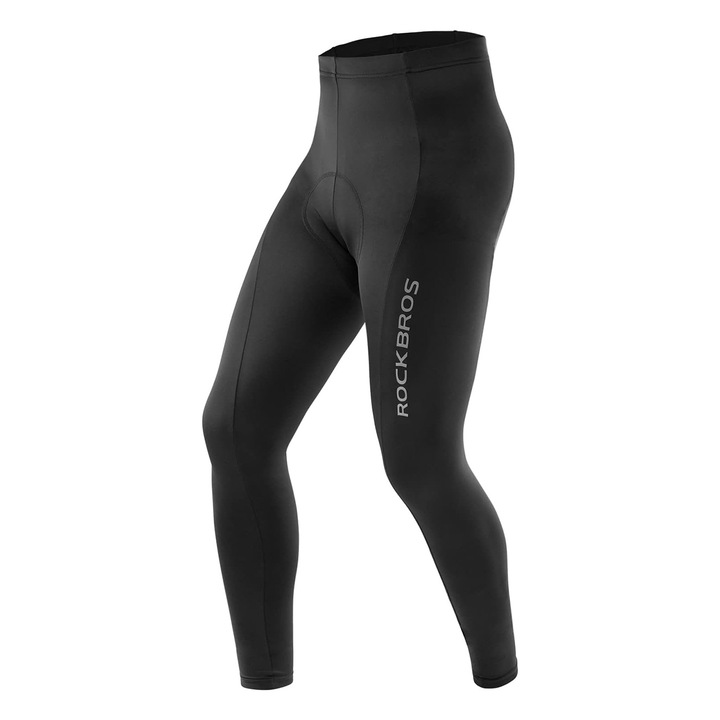 Pantaloni sport dama, Rockbros, Poliester/Spandex, Negru, 4XL INTL