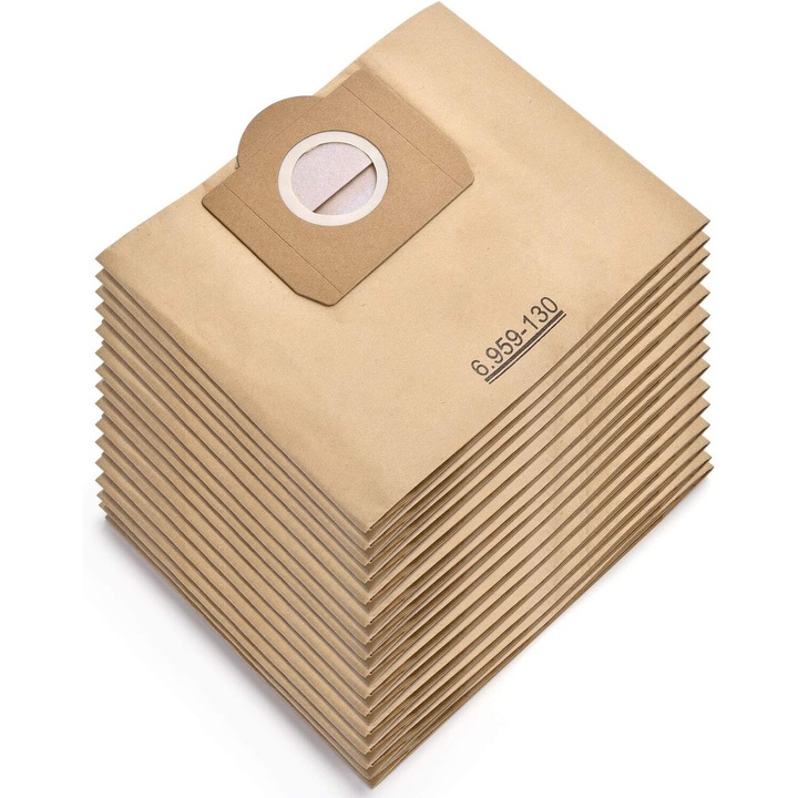 Sacii pentru aspirator Enforose, set, colectare eficienta a prafului, material de calitate, compatibili cu modele Karcher