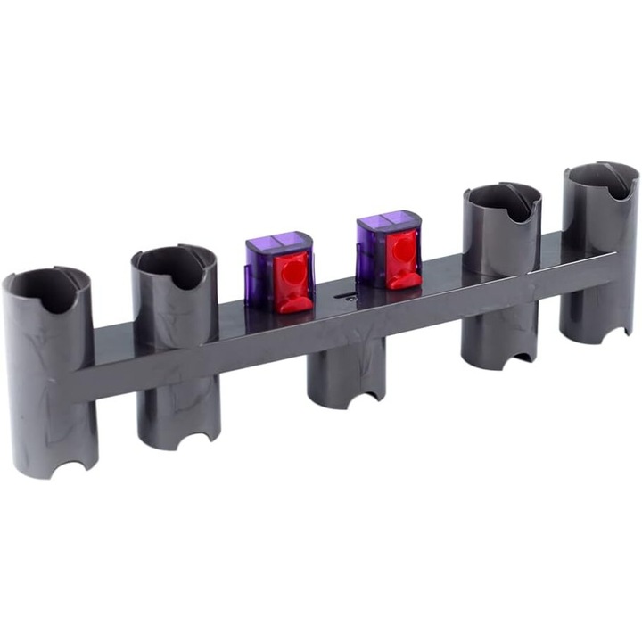 Organizer accesorii aspirator, AMRINUGL, suport montare perete, 9 sloturi, design compact, compatibilitate larga