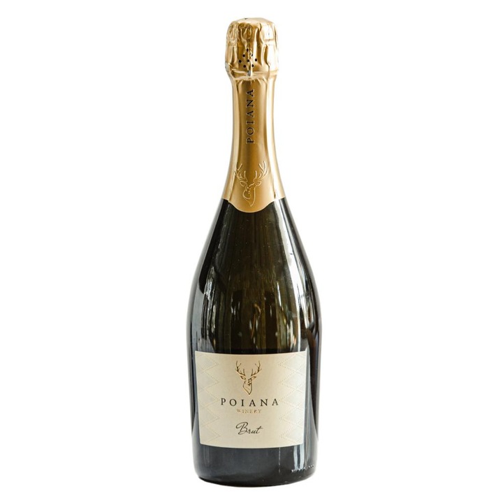 Vin Spumant Poiana 2023, Feteasca Alba, Brut, 0.75l