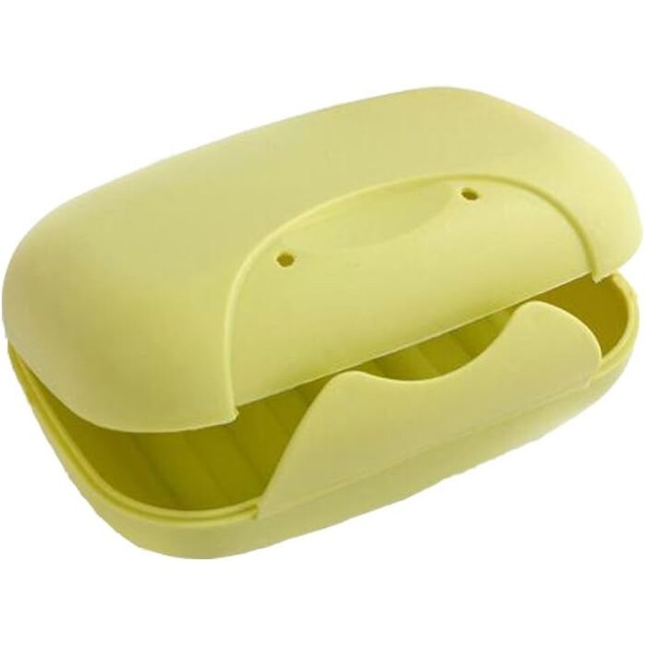 Hordozható szappandoboz, Jormftte, 12x8x4,5cm, különleges kivitel, kiváló minőségű műanyag, zöld