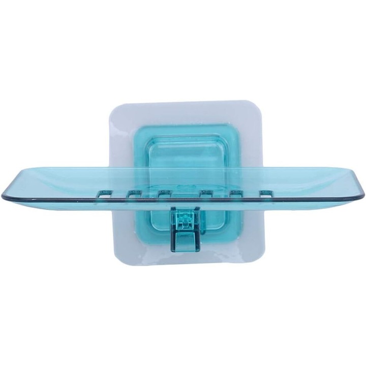 Suport pentru sapun verde, AMRINUGL, cu ventuze super puternice, constructie din inox, cu orificii de drenaj