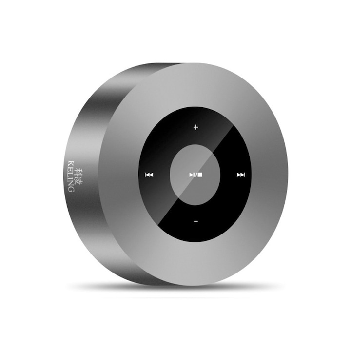 Boxa portabila Jormftte, model LX, sunet surround 360, Bluetooth, neagra