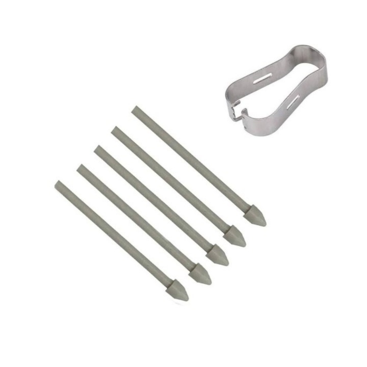 Set varfuri de inlocuire S Pen pentru tableta, compatibil cu Samsung Galaxy Tab S6 Lite, design ergonomic, argintiu