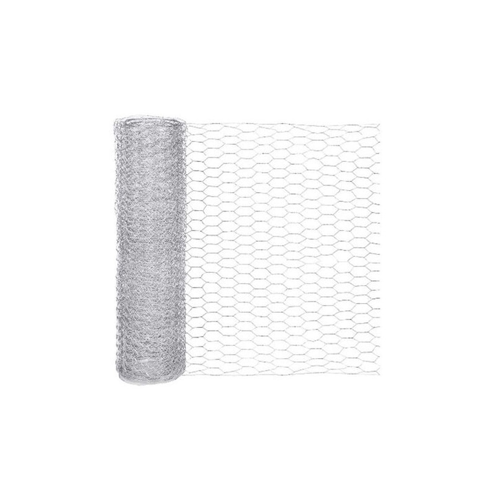 Sarma de gaina hexagonala, Enforose, fier galvanizat anti-rugina, taiere usoara, 1 inch, set pentru proiecte de bricolaj