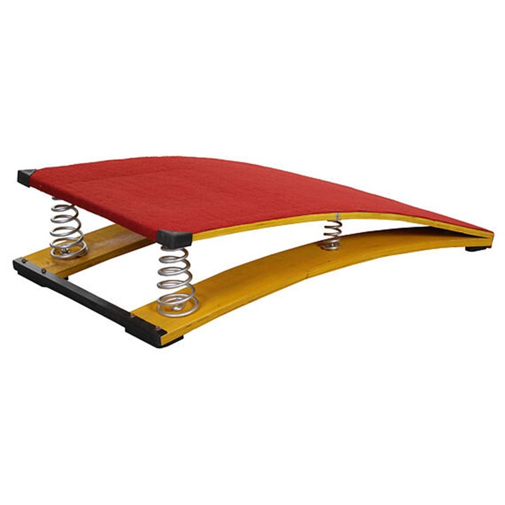 Trambulina pentru gimnastica Merco Powerboard, cu arcuri, dimensiuni 120 x 60 x 27 cm