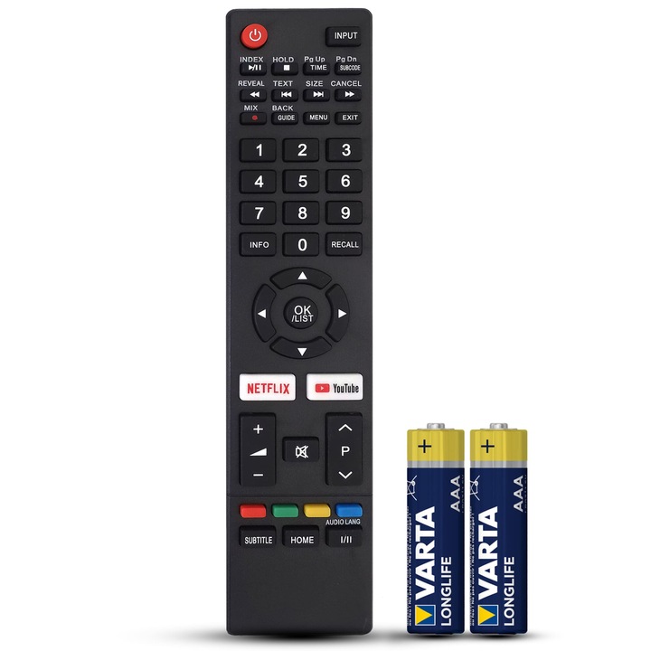 Telecomanda compatibila NEI SMART, 32NE4700, 39NE4700, 40NE6700, 50NE6700, TEMIX®, baterii incluse