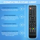 Telecomanda compatibila StarLight, 32DM3500, 55DM7000, TEMIX®, neagra, baterii incluse