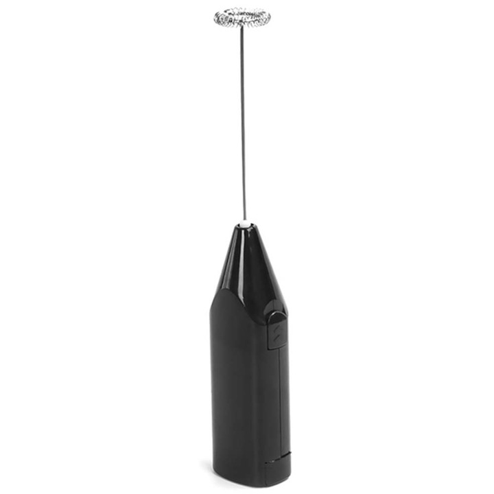 Mixer spuma lapte, Electric, Negru