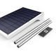 Set 2 Lampi Solare de Exterior KkvoGmle, Senzor de Miscare 36 LED, 3 Moduri, Rezistente la Apa IP65, Alb