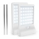 Set 2 Lampi Solare de Exterior KkvoGmle, Senzor de Miscare 36 LED, 3 Moduri, Rezistente la Apa IP65, Alb