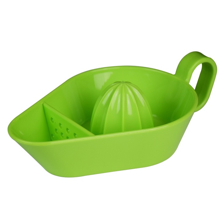 Storcator manual citrice Cozevdnt, ABS, verde, 18.9x11x5.4cm