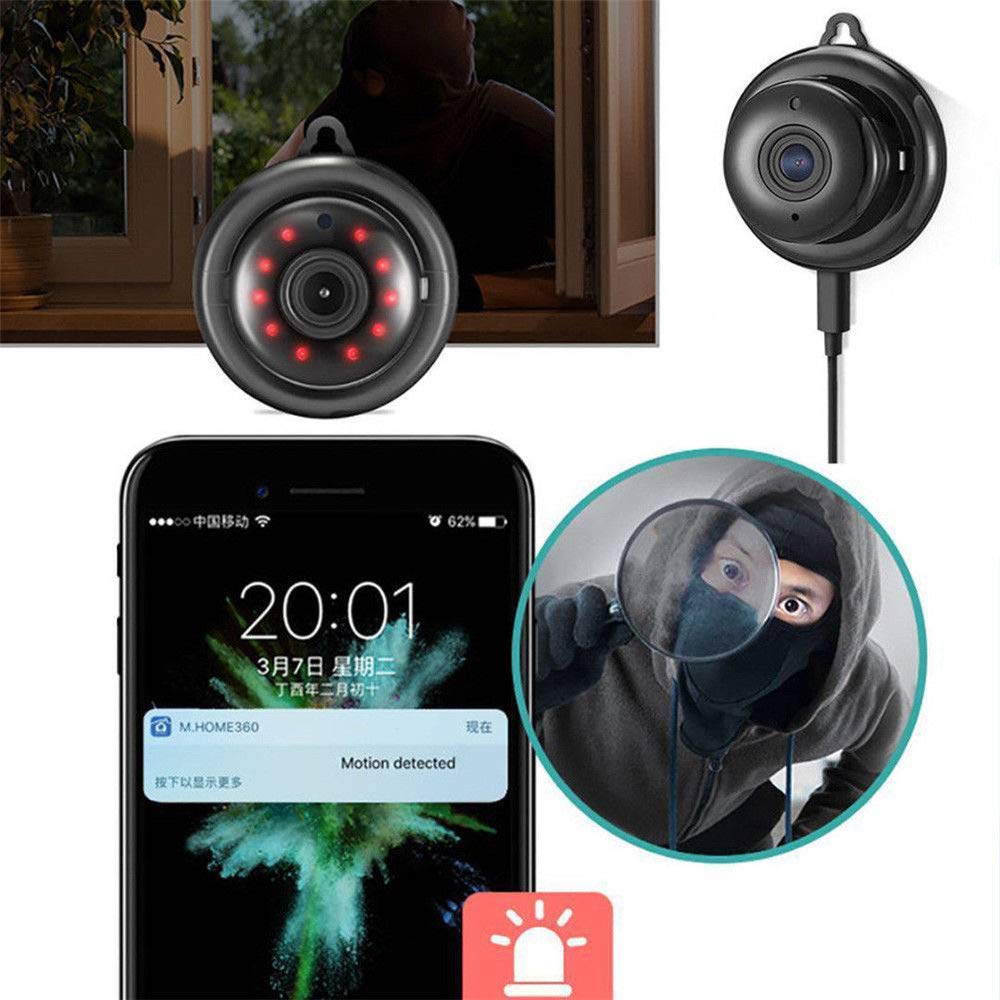 Camera de supraveghere WiFi, 1080P HD, viziune nocturna, detectie ...