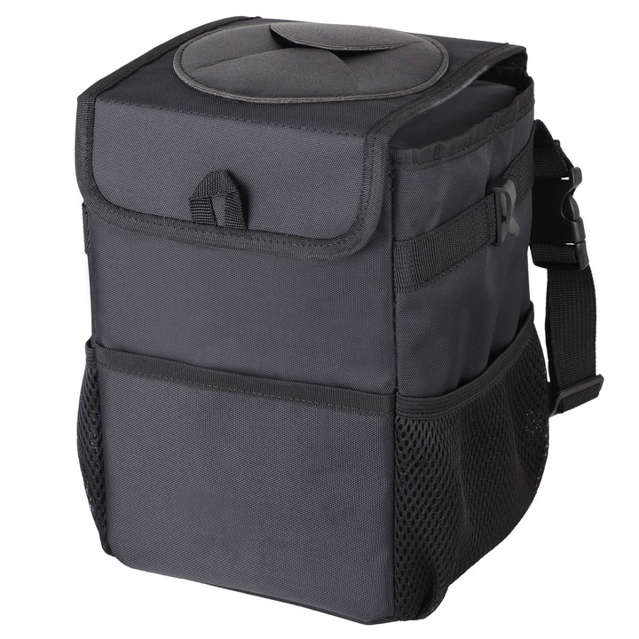 Autós szemetes, Enforose, összecsukható és hordozható, vízálló, 20x15x10cm