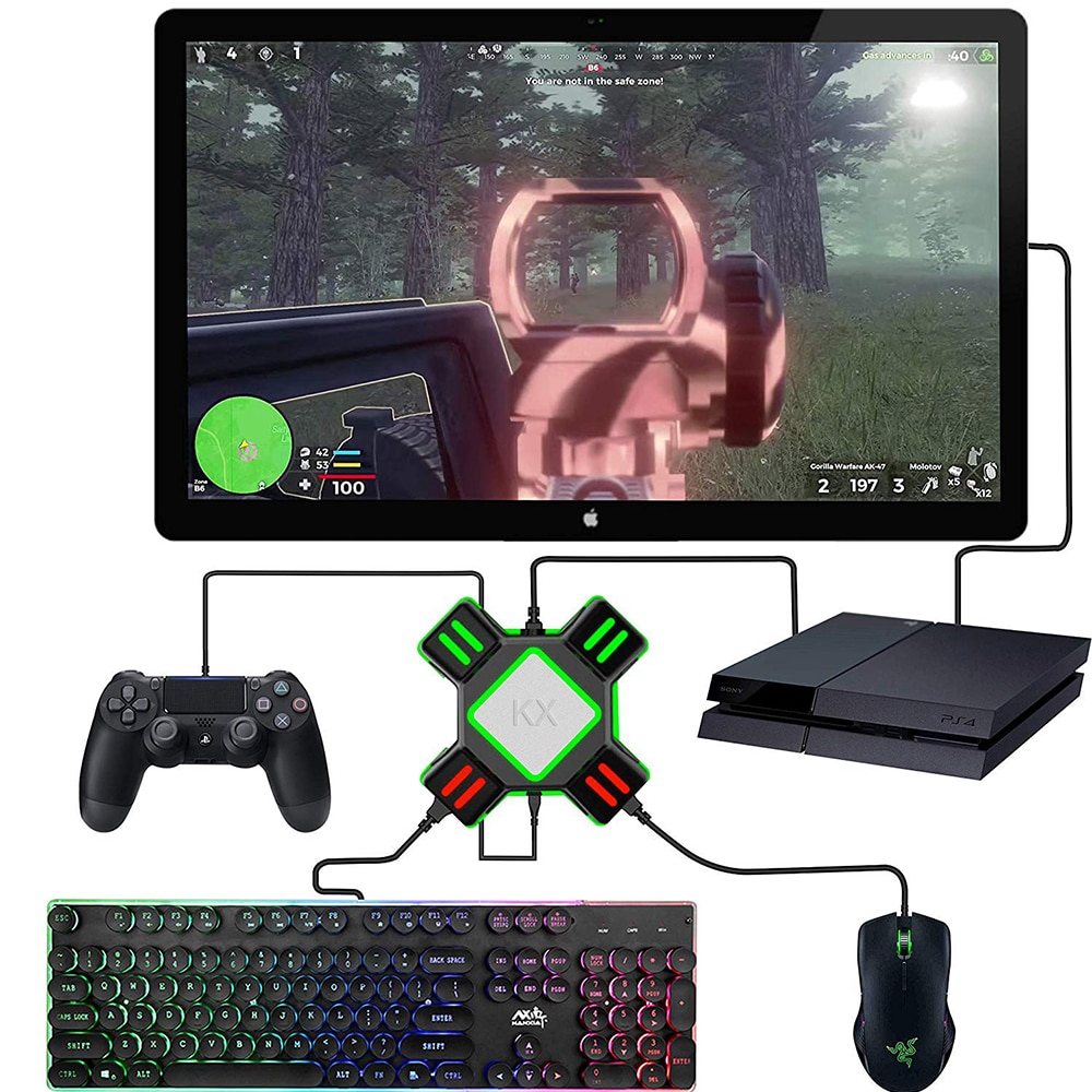 Adaptor convertor pentru tastatura si mouse, compatibil Nintendo