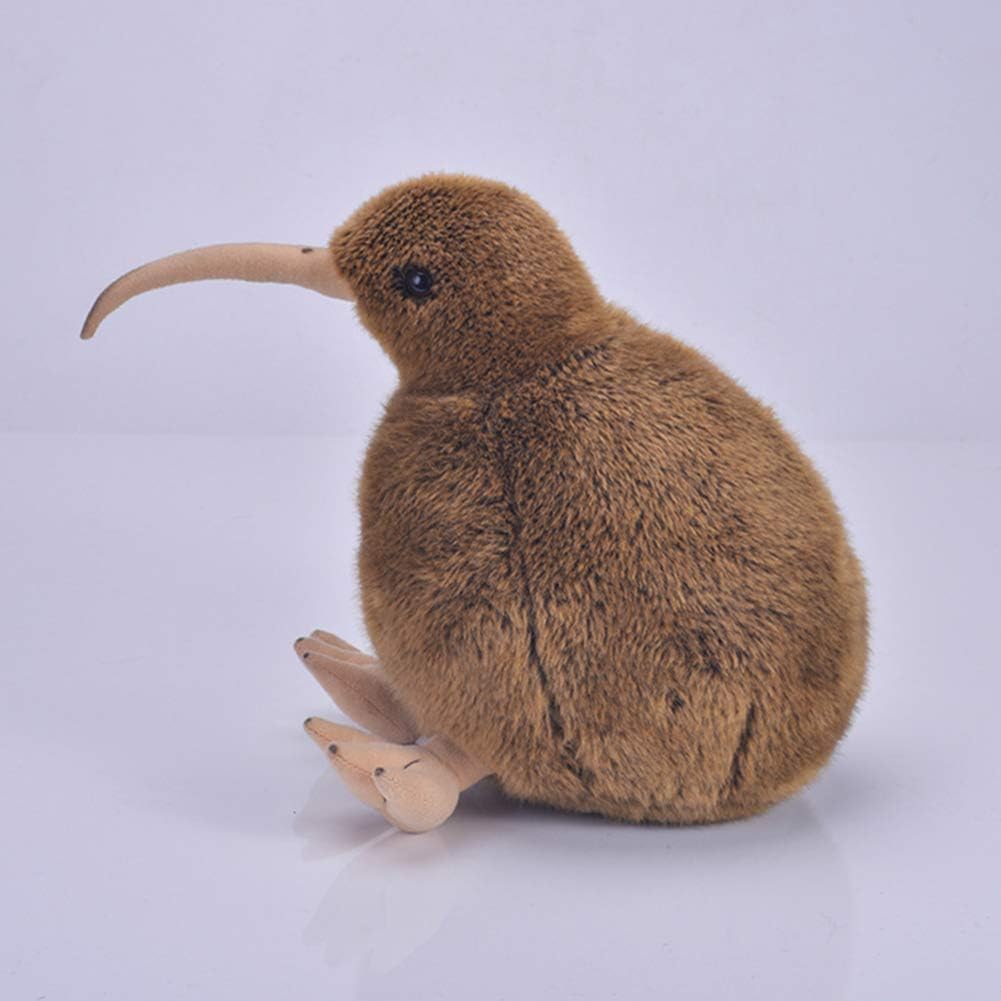 Pasare kiwi de plus, Iongziming, Bumbac/Polipropilena, 30 cm, 0.25