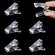 Set 5 clips pentru extensii unghii, plastic transparent, reutilizabile, usor de utilizat