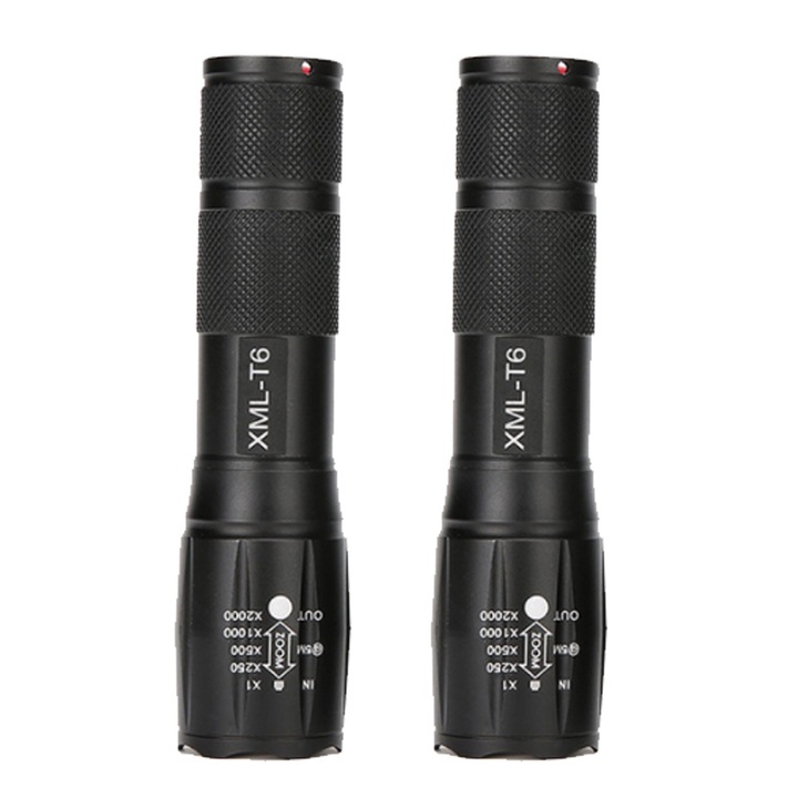 Lanterna Cozevdnt, LED, 300 lumeni, rezistenta la apa, metal, compacta