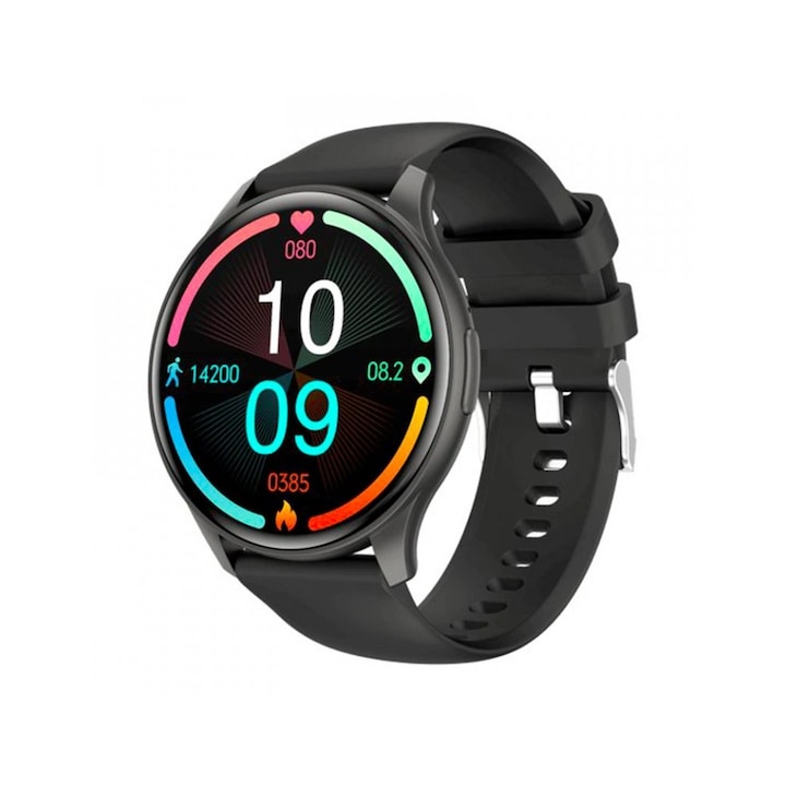 Smartwatch CARNEO Gear+ Essential a doua generatie, negru