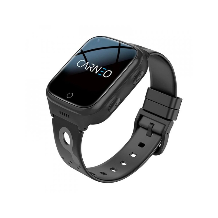 Smartwatch pentru copii CARNEO GuardKid+ 4G Platinum, negru