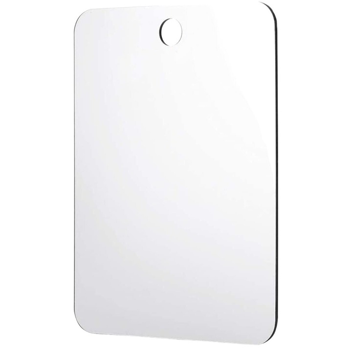 Zuhanytükör, páramentes, összeszerelés nélkül, 35x25cm