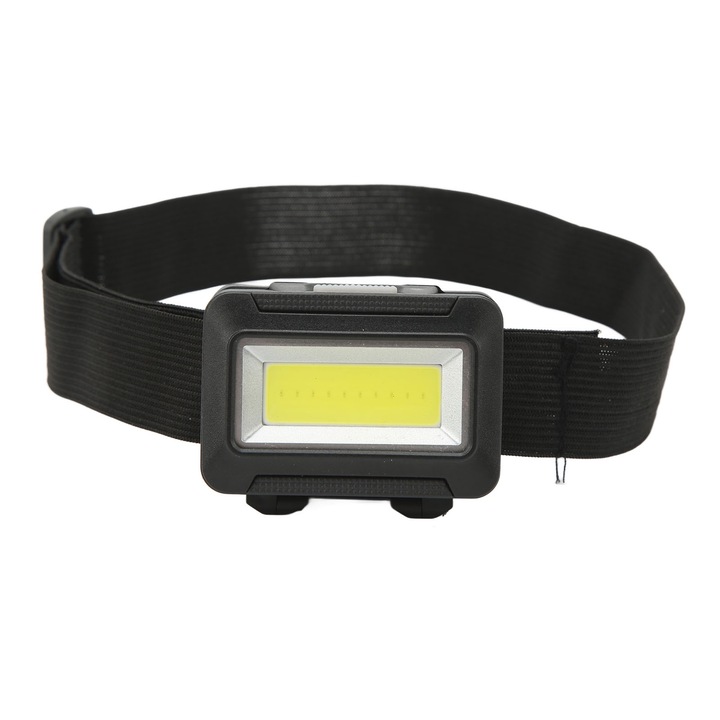 Mmgoqqt фенерче, LED, водоустойчиво, удобна лента за глава, въртящо се на 45°, черно