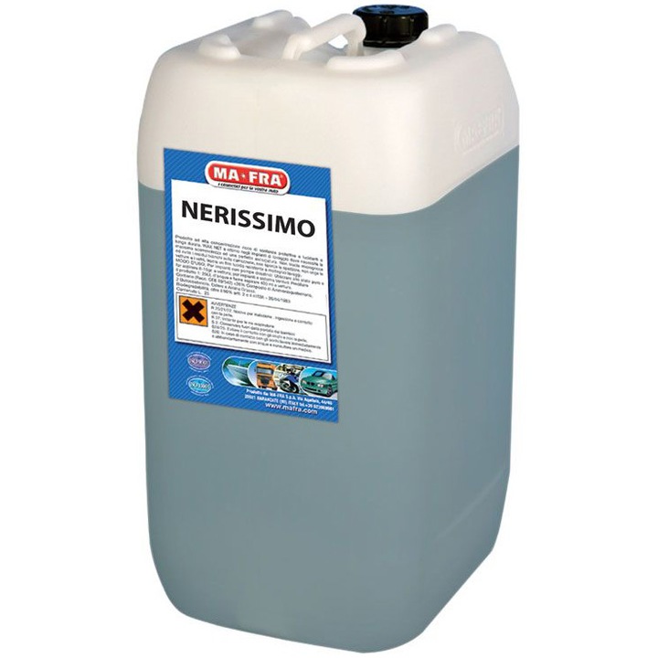 Solutie profesionala concentrata MA-FRA Nerissimo pentru curatare si intretinere anvelope, cu efect indelungat, 6L