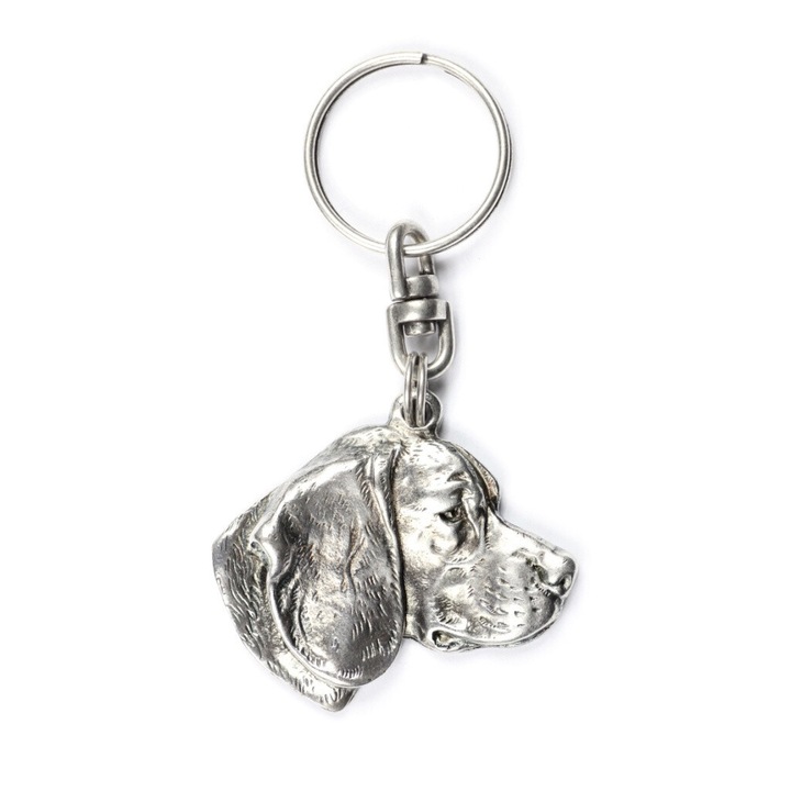 Beagle Art-Dog kulcstartó, fém
