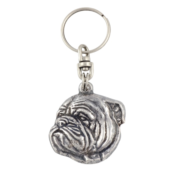 Ключодържател English Bulldog III, Art-Dog, Alloy, Silver