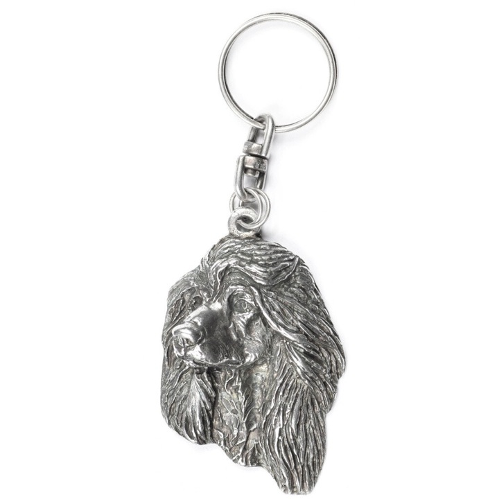 Kulcstartó Art-Dog afgán agár, ezüstözött ZnAl ötvözet, ezüstszínű