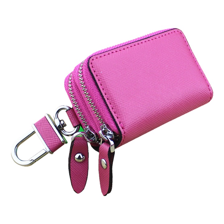 Brelocuri din piele, Zeaicos, set, design compact, 2.5x1.5 inches, culoare neagra