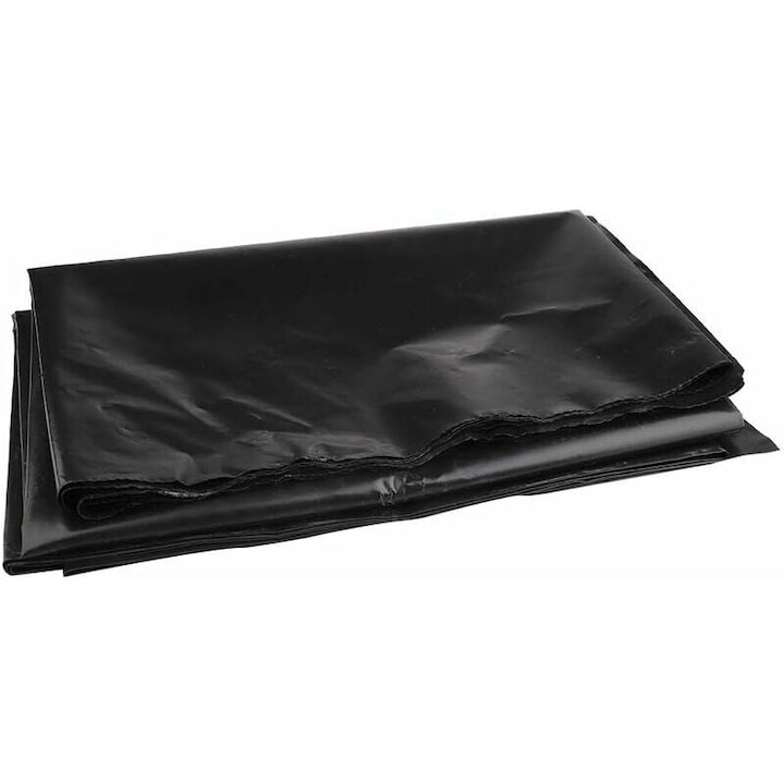 Folie pentru iaz de peste, HDPE, 2 m x 3 m, Negru