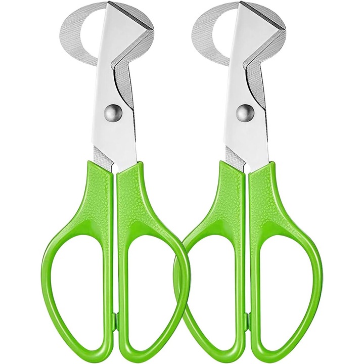 Set 2 taietoare pentru oua de prepelita, Enforose, inox, sigur si usor de curatat