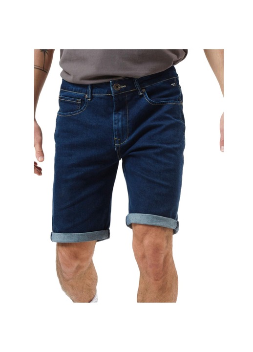 Blugi scurti barbati, Basehit, Denim, Albastru, Albastru