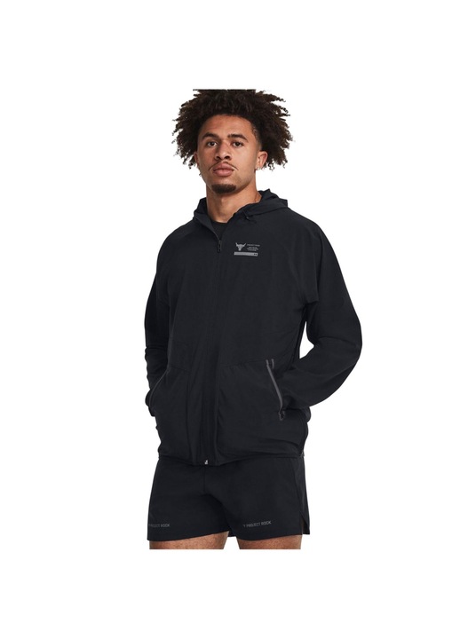 Jacheta barbati, Under Armour, Poliester, Negru, Negru