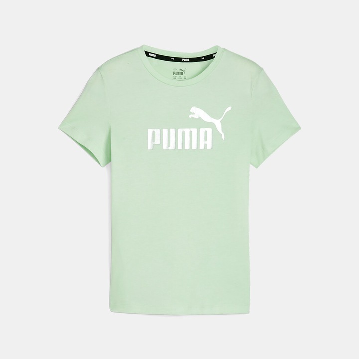 Tricou pentru copii, Puma, Bumbac, Verde, Verde