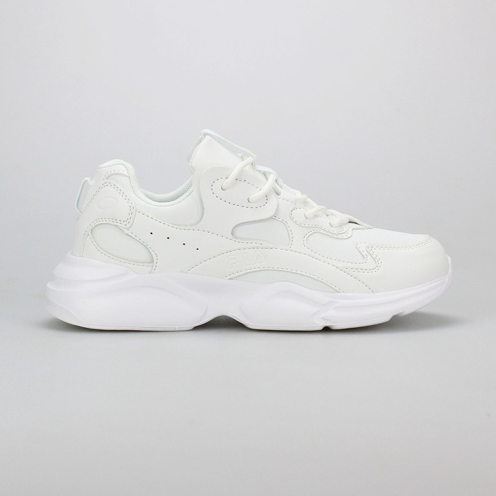 Tenisi dama, FILA, MEMORY MALLOU, Piele ecologica, Alb, Alb