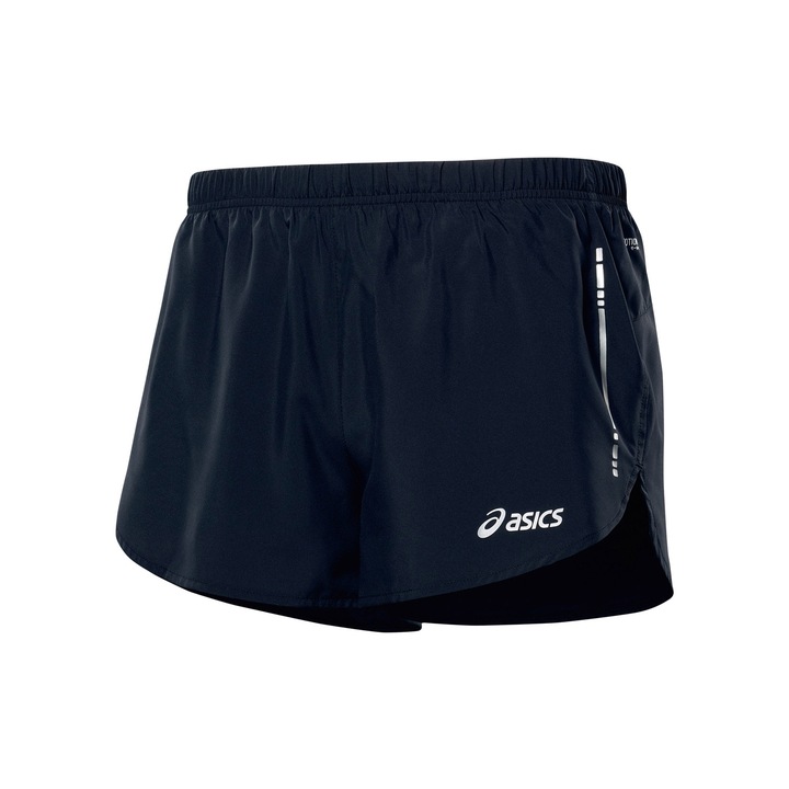 Pantaloni scurti, Asics, Poliester, Negru, S INTL