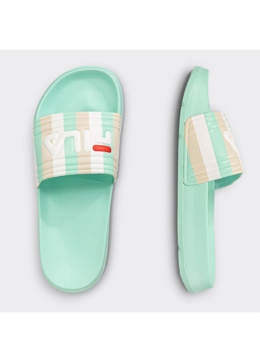 Papuci dama, Fila, Sintetic, Verde, 36 EU